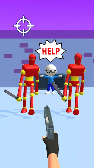 Gun Master 3D - Shoot 'Em Down (Ган Мастер 3Д) [МОД: Деньги, Монеты и Меню MOD] Screenshot 4