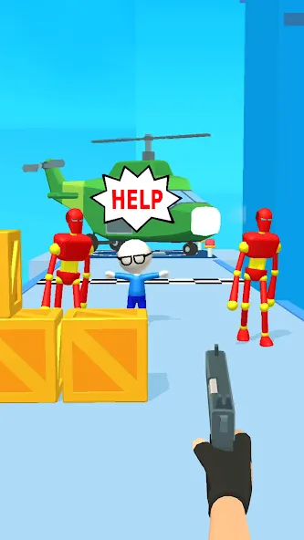 Gun Master 3D - Shoot 'Em Down (Ган Мастер 3Д) [МОД: Деньги, Монеты и Меню MOD] Screenshot 5