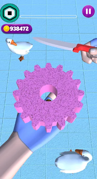 Robux Slice Soap (Робакс Слайс Соап) [МОД: Меню, Бесконечные монеты и Открытые уровни] Screenshot 3