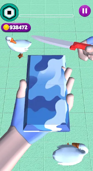 Robux Slice Soap (Робакс Слайс Соап) [МОД: Меню, Бесконечные монеты и Открытые уровни] Screenshot 4