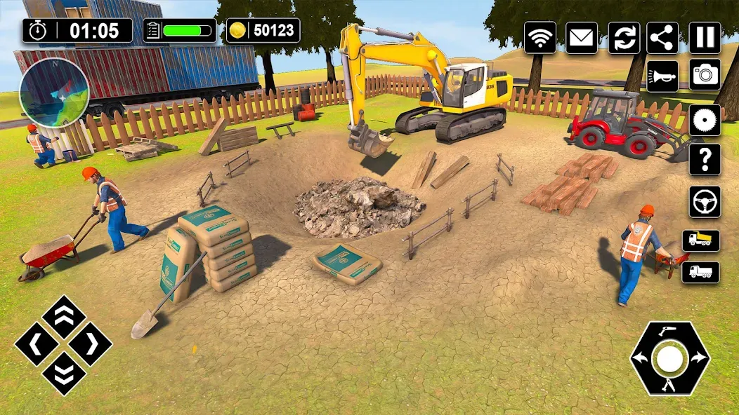 Wood House Construction Game [МОД: Много монет, Открытые уровни и Мега MOD] Screenshot 1