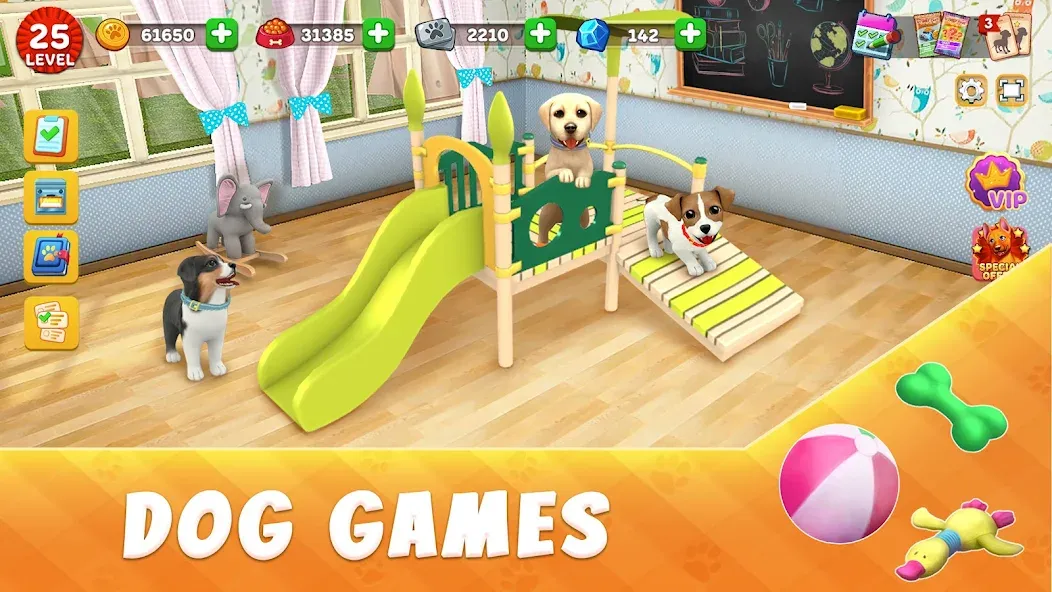 Dog Town: Puppy Pet Shop Games (Догтаун) [МОД: Много денег, Монет и Все открыто] Screenshot 1