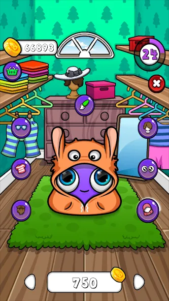 Moy 7 - Virtual Pet Game [МОД: Много монет, Открытые уровни и Мега MOD] Screenshot 4