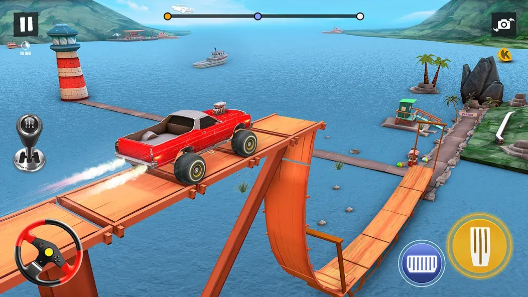 Car Stunt Games 3D Car Games [МОД: Много монет, Открытые уровни и Мега MOD] Screenshot 3