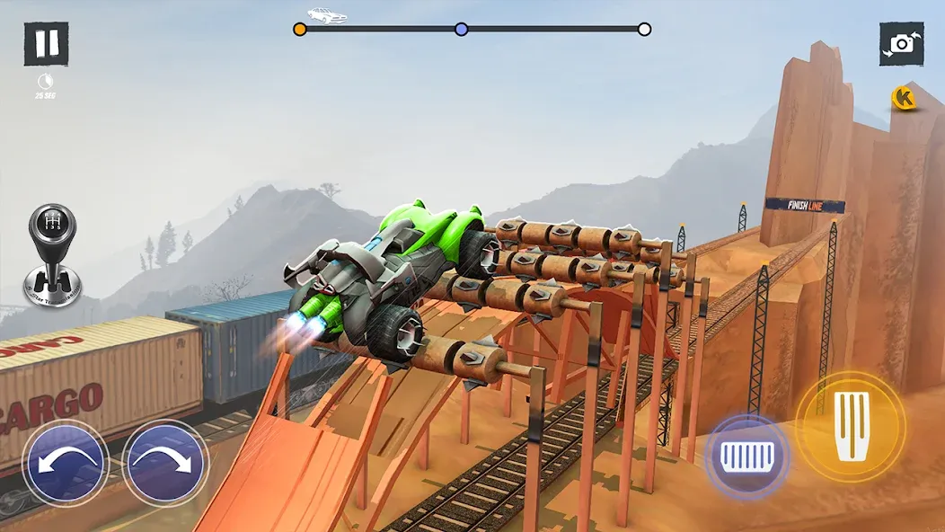 Car Stunt Games 3D Car Games [МОД: Много монет, Открытые уровни и Мега MOD] Screenshot 4