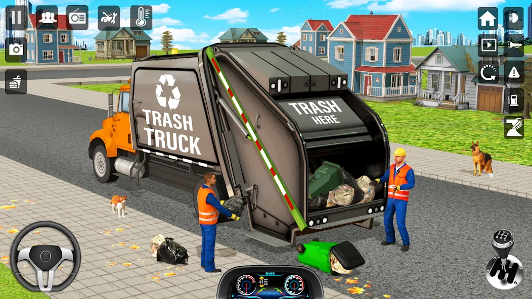 Trash Truck Games Simulator 3D [МОД: Бесконечные деньги, Монеты и Мега MOD] Screenshot 4