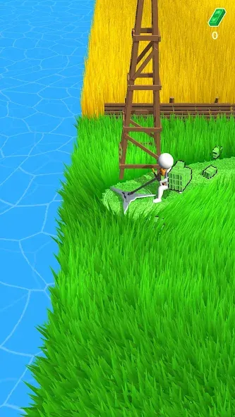 Stone Grass: Mowing Simulator (Стоун Грасс) [МОД: Деньги, Монеты и Меню MOD] Screenshot 1