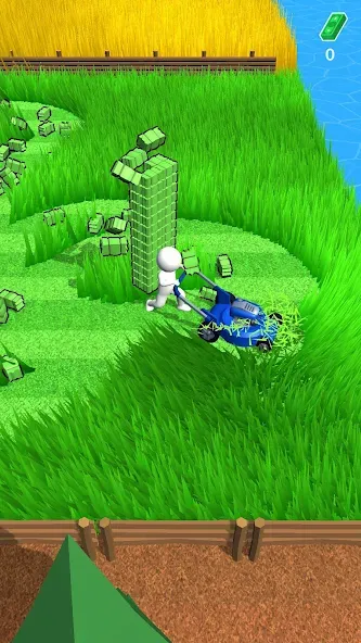 Stone Grass: Mowing Simulator (Стоун Грасс) [МОД: Деньги, Монеты и Меню MOD] Screenshot 2