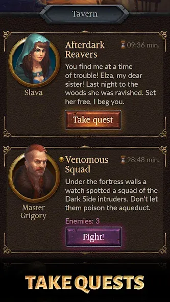 Age of Revenge: Turn Based RPG (Эйдж оф Ревендж) [МОД: Много монет, Открытые уровни и Мега MOD] Screenshot 4