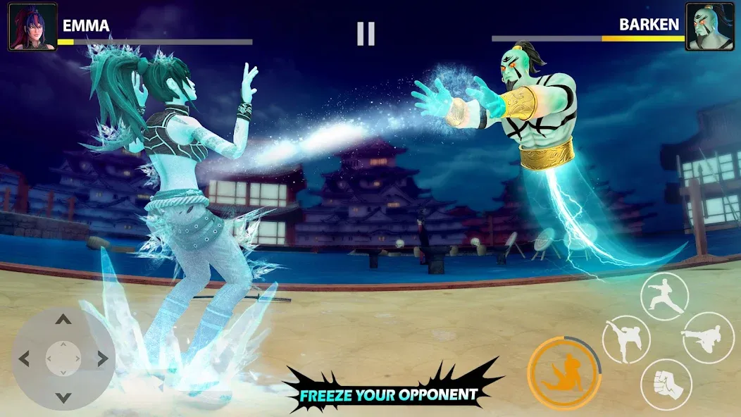 Ninja Clash: Karate Fighters (Ниндзя Мастер) [МОД: Бесконечные деньги, Монеты и Мега MOD] Screenshot 3