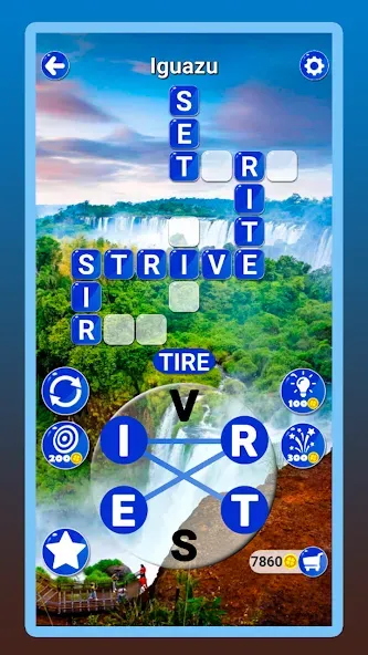 Around the Word: Crossword Puz [МОД: Много монет, Открытые уровни и Мега MOD] Screenshot 3