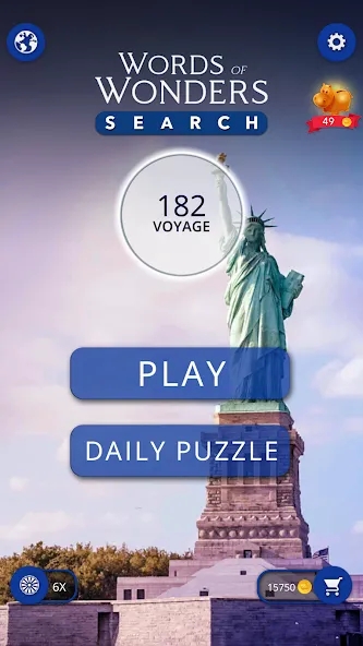 Words of Wonders: Search (Вордс оф Вондерс) [МОД: Деньги, Монеты и Меню MOD] Screenshot 3