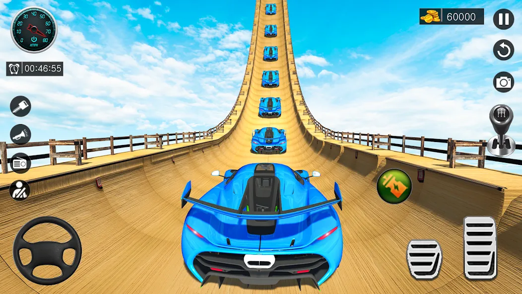 Ramp Car Game - Car Stunt (Рамп Кар Гейм) [МОД: Все открыто, Дополнительные деньги и Меню MOD] Screenshot 1