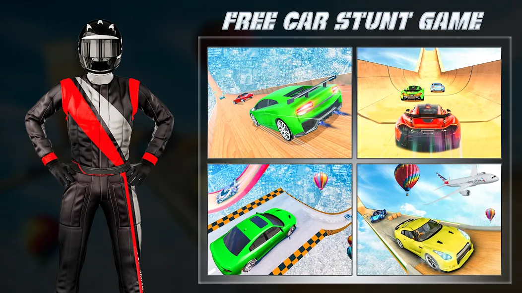 Ramp Car Game - Car Stunt (Рамп Кар Гейм) [МОД: Все открыто, Дополнительные деньги и Меню MOD] Screenshot 3