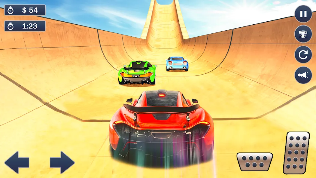 Ramp Car Game - Car Stunt (Рамп Кар Гейм) [МОД: Все открыто, Дополнительные деньги и Меню MOD] Screenshot 4