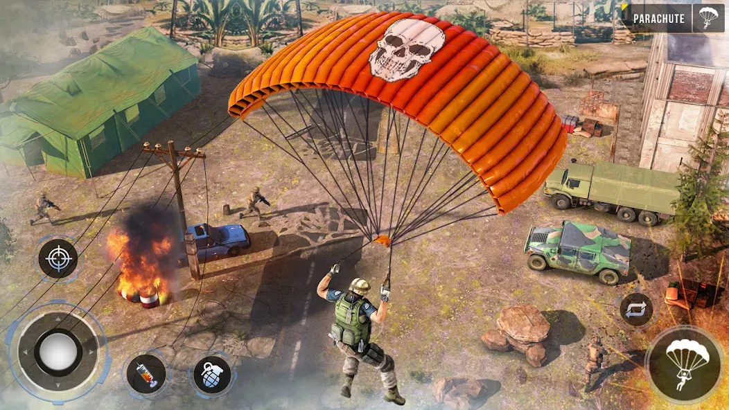FPS Shooting Games - Gun Game [МОД: Меню, Бесконечные монеты и Открытые уровни] Screenshot 2