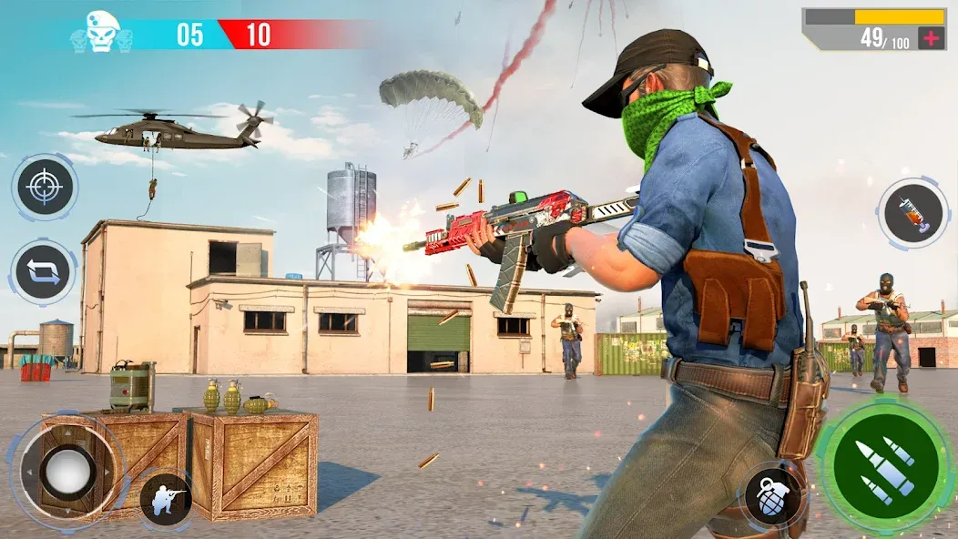 FPS Shooting Games - Gun Game [МОД: Меню, Бесконечные монеты и Открытые уровни] Screenshot 3