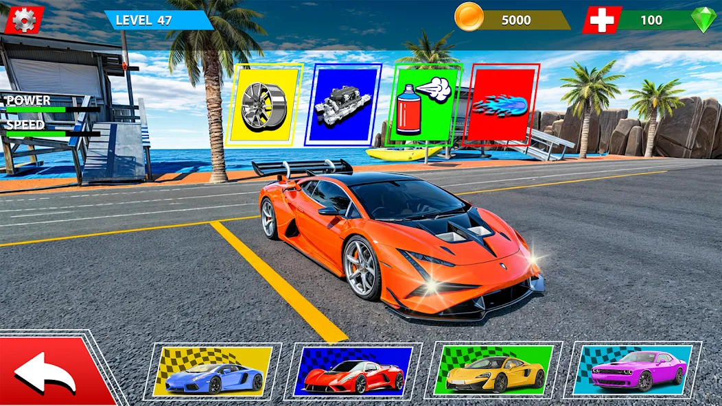 Rampa Car Game: GT Car stunts (Мега Рэмпс) [МОД: Меню, Бесконечные монеты и Открытые уровни] Screenshot 3