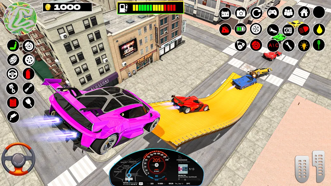 Rampa Car Game: GT Car stunts (Мега Рэмпс) [МОД: Меню, Бесконечные монеты и Открытые уровни] Screenshot 5