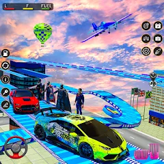 Скачать Rampa Car Game: GT Car stunts (Мега Рэмпс) [МОД: Меню, Бесконечные монеты и Открытые уровни] | Взлом Rampa Car Game: GT Car stunts на Андроид
