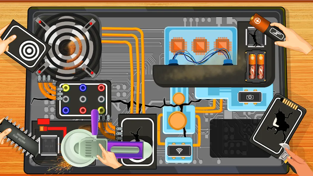 Electronics Repair Master [МОД: Все открыто, Дополнительные деньги и Меню MOD] Screenshot 1