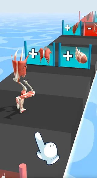 Human Run (Хуман Ран) [МОД: Деньги, Монеты и Меню MOD] Screenshot 1