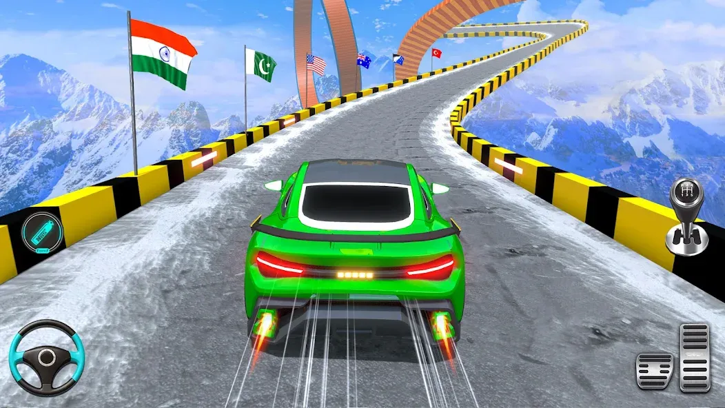 Ramp Car Games: GT Car Stunts (Рамп Кар Игры) [МОД: Все открыто, Дополнительные деньги и Меню MOD] Screenshot 1