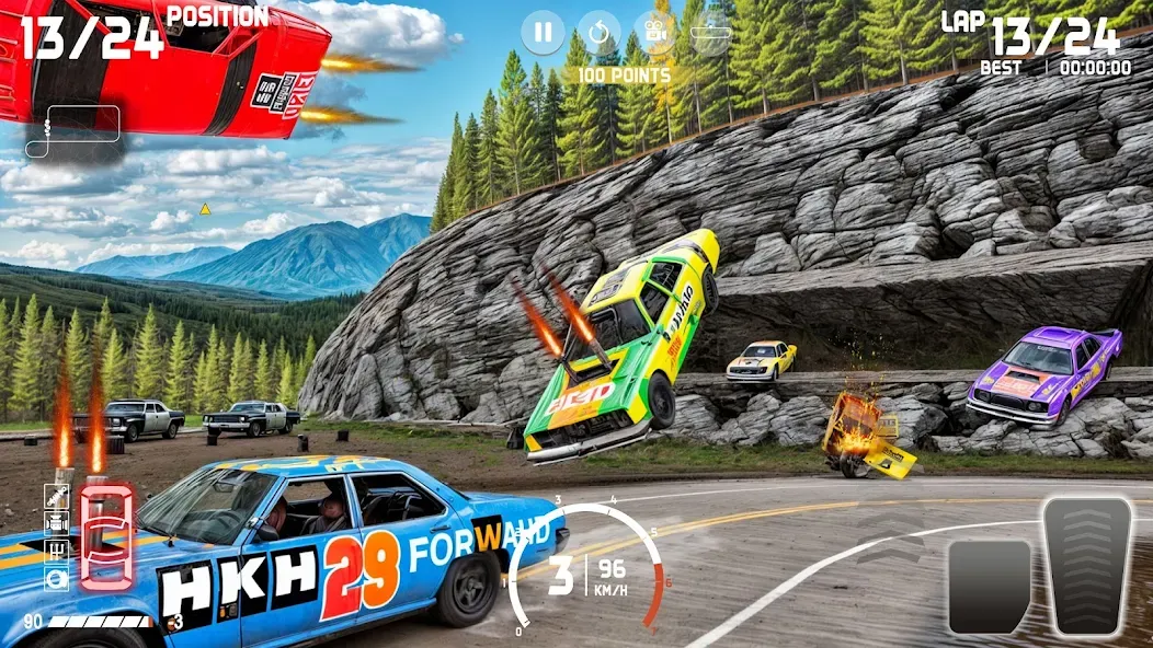 Demolition Derby: Car Games [МОД: Много денег, Монет и Все открыто] Screenshot 3