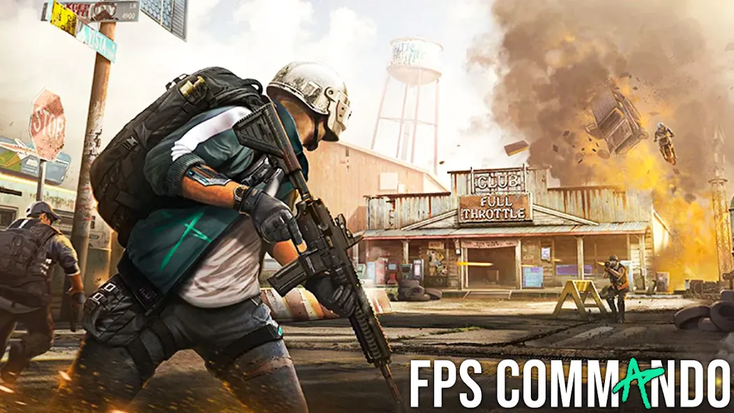 FPS Commando Shooter Games (ФПС Коммандо Шутер Игры) [МОД: Все открыто, Дополнительные деньги и Меню MOD] Screenshot 5
