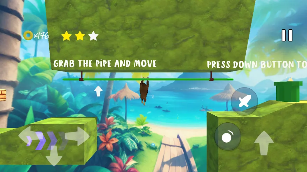 Monkey jungle run kong gorilla [МОД: Много монет, Открытые уровни и Мега MOD] Screenshot 5