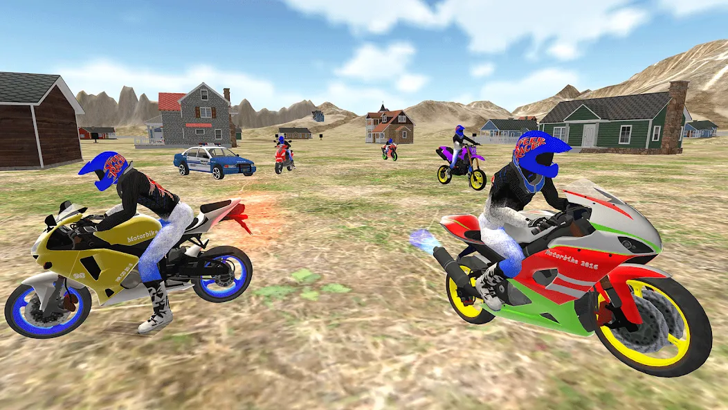 Real Moto Bike Racing Game [МОД: Бесконечные деньги, Монеты и Мега MOD] Screenshot 1