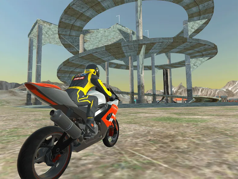 Moto bike Driving: Mega Ramp [МОД: Деньги, Монеты и Меню MOD] Screenshot 3