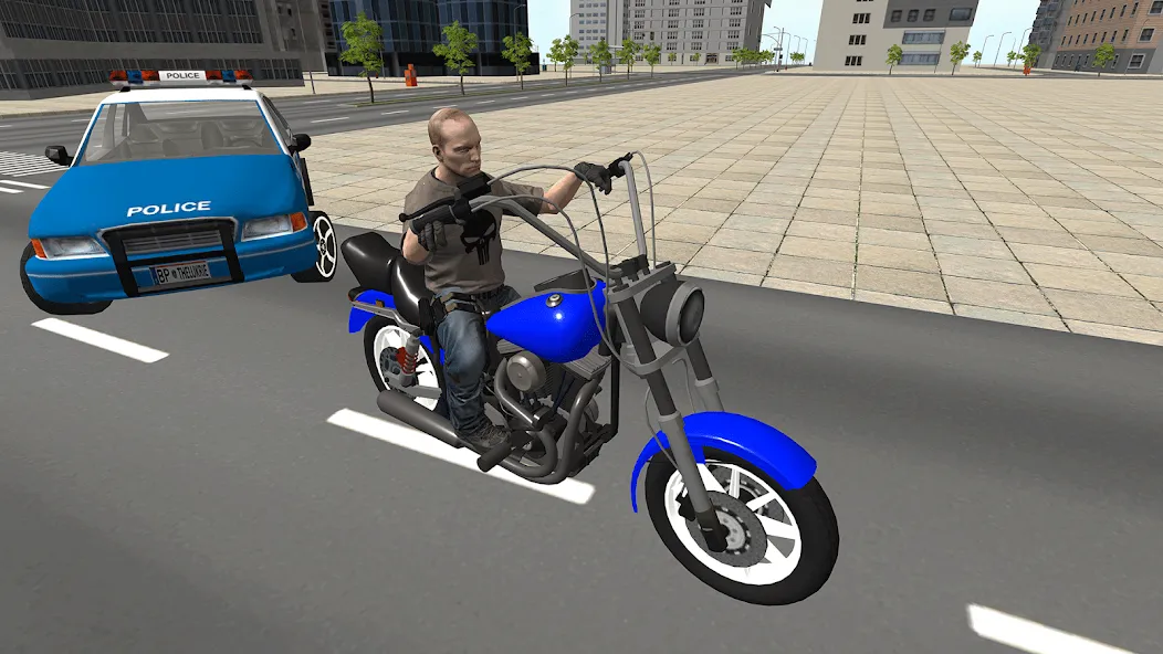 Bike Driving: Police Chase [МОД: Бесконечные деньги, Монеты и Мега MOD] Screenshot 3