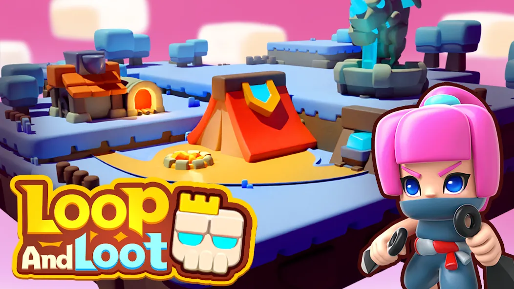 Loop & Loot™: Merge RPG (Покет Квест) [МОД: Бесконечные деньги, Монеты и Мега MOD] Screenshot 2