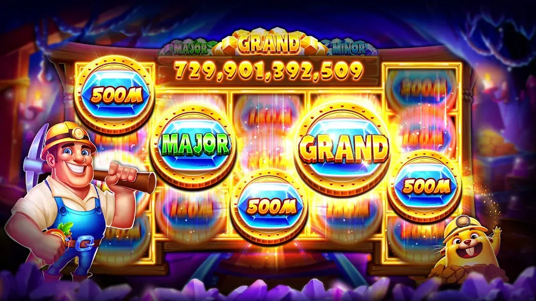 Jackpot Wins - Slots Casino (Джекпот Винс) [МОД: Бесконечные деньги, Монеты и Мега MOD] Screenshot 2