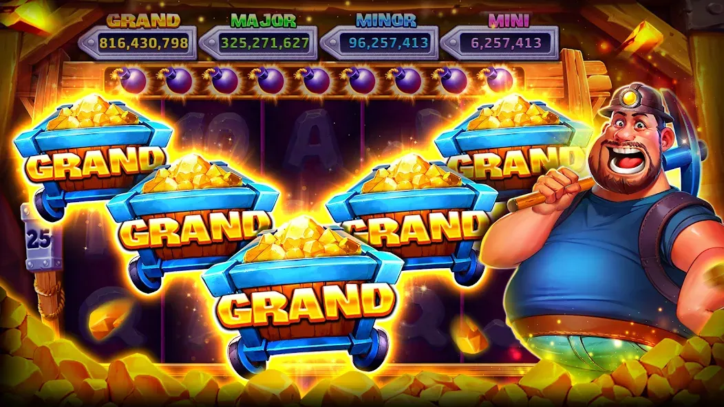 Jackpot Wins - Slots Casino (Джекпот Винс) [МОД: Бесконечные деньги, Монеты и Мега MOD] Screenshot 5
