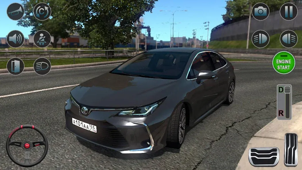Fury Driving School: Car Game [МОД: Деньги, Монеты и Меню MOD] Screenshot 1