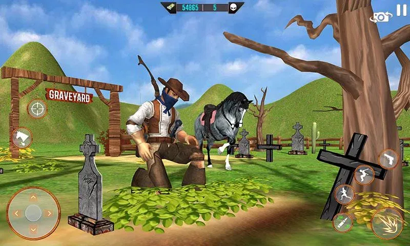 West Cowboy Shooting Games 3D [МОД: Много денег, Монет и Все открыто] Screenshot 4