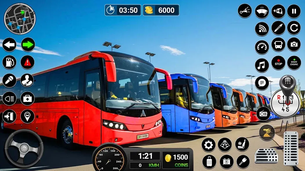 Bus Simulator Game: Coach Game [МОД: Много денег, Монет и Все открыто] Screenshot 1