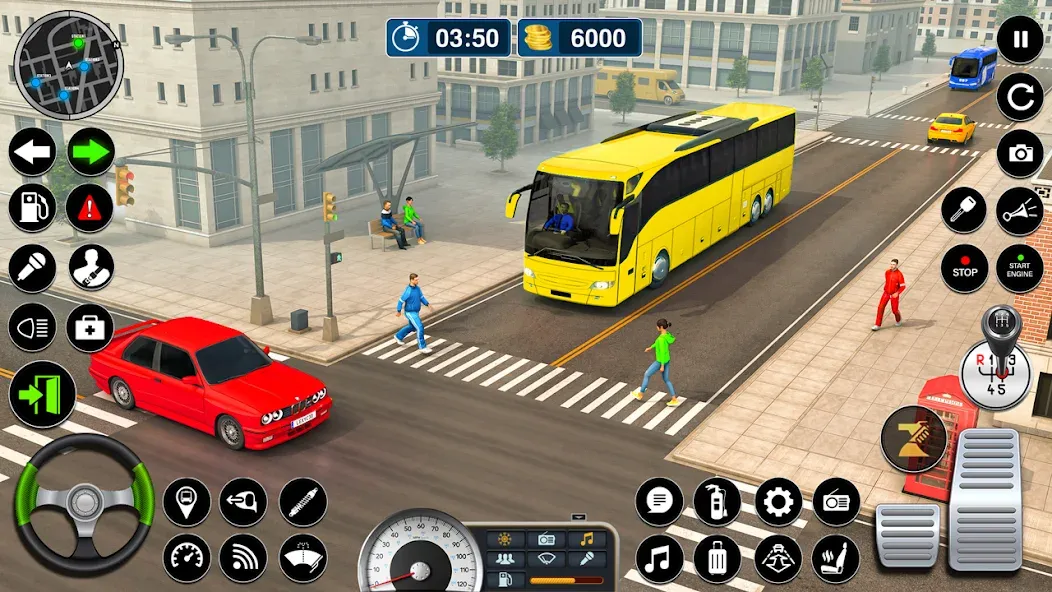 Bus Simulator Game: Coach Game [МОД: Много денег, Монет и Все открыто] Screenshot 4