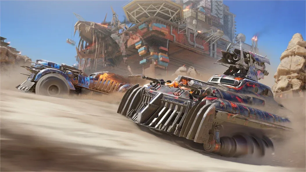 Crossout Mobile - PvP Action (Кроссаут Мобайл) [МОД: Все открыто, Дополнительные деньги и Меню MOD] Screenshot 1