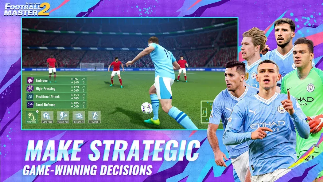 Football Master 2-Soccer Star (Футбол мастер 2) [МОД: Много денег, Монет и Все открыто] Screenshot 1