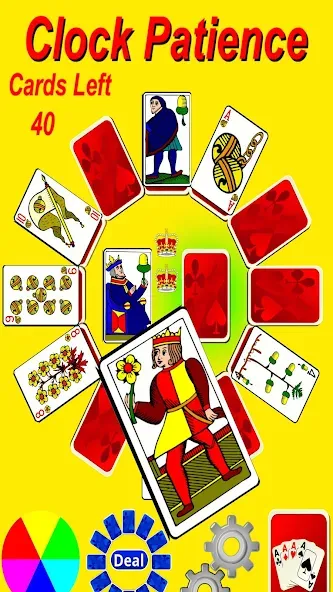 Clock Patience Solitaire (Клок Пэйшенс Солитер) [МОД: Меню, Бесконечные монеты и Открытые уровни] Screenshot 3
