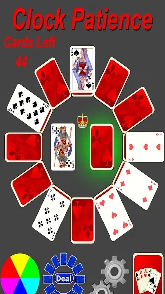 Clock Patience Solitaire (Клок Пэйшенс Солитер) [МОД: Меню, Бесконечные монеты и Открытые уровни] Screenshot 4