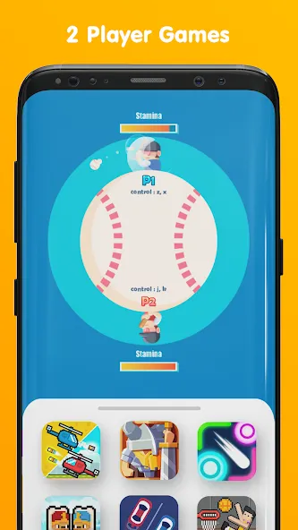Mini Arcade - Two player games [МОД: Деньги, Монеты и Меню MOD] Screenshot 1
