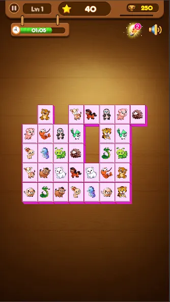 Onet Connect Animal Game (Онет Соединить Животные игра) [МОД: Все открыто, Дополнительные деньги и Меню MOD] Screenshot 5