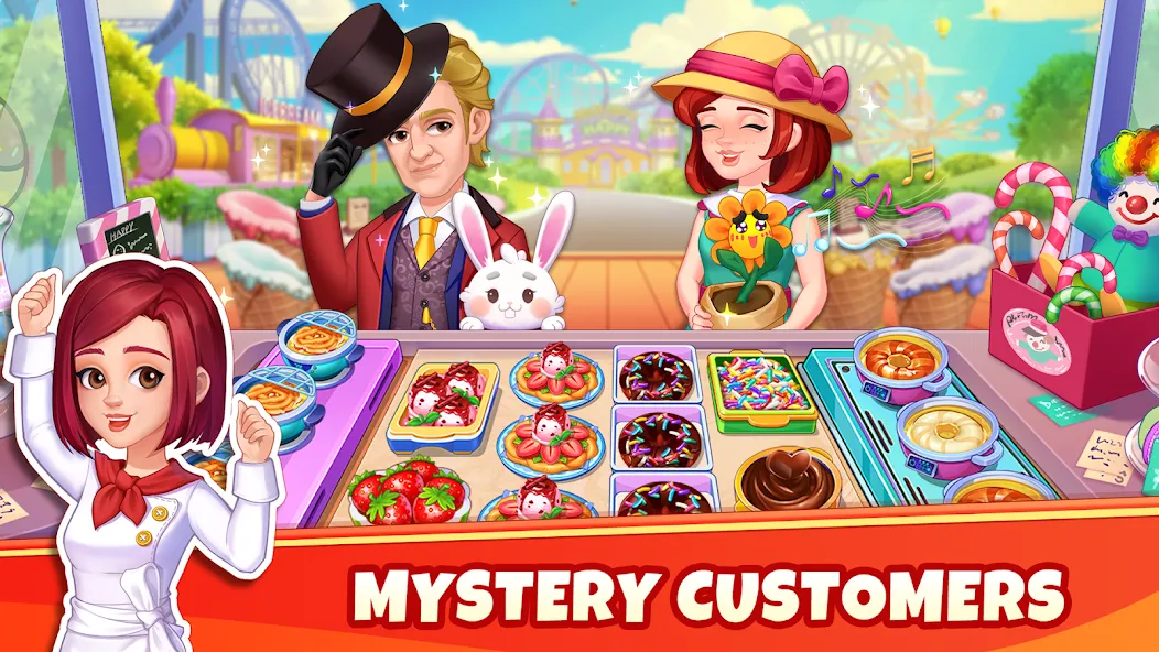 Cooking Wonder-Restaurant Game (Кукинг Вондер) [МОД: Меню, Бесконечные монеты и Открытые уровни] Screenshot 4