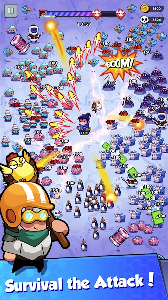 Hero Survival IO (Хиро Сурвайвал ИО) [МОД: Меню, Бесконечные монеты и Открытые уровни] Screenshot 2