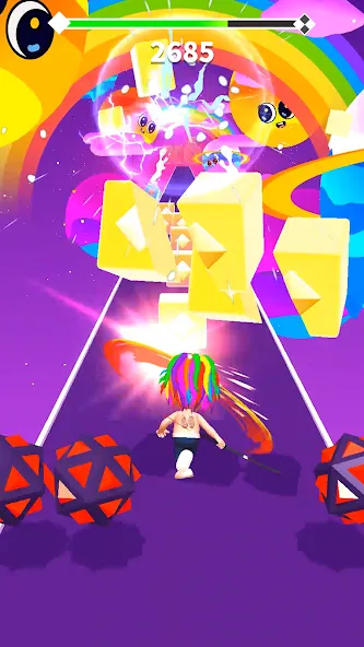6ix9ine Runner (икс9айн Раннер) [МОД: Деньги, Монеты и Меню MOD] Screenshot 1