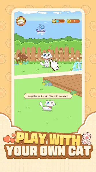 Cat Time - Cat Game, Match 3 (Кэт Тайм) [МОД: Меню, Бесконечные монеты и Открытые уровни] Screenshot 5